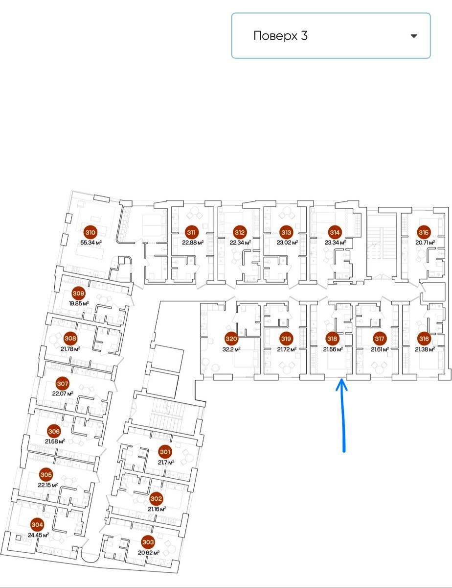 Комерційна нерухомість за адресою Замарстинівська вул. (площа 21,6 м²) - Atlanta.ua - фото 6
