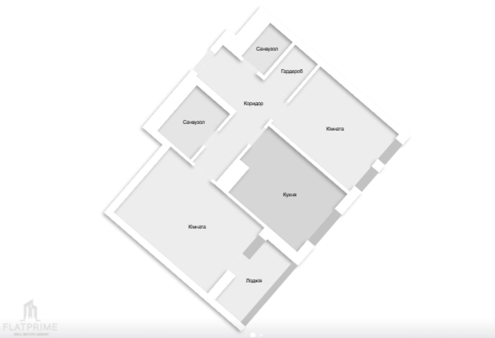 2-комнатная квартира по адресу ул. Бердника Олеся (площадь 60 м²) - Atlanta.ua - фото 12