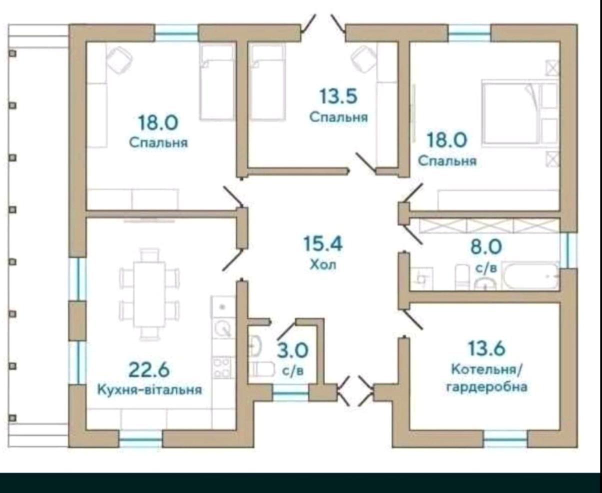 Будинок за адресою вул. Слобідська (площа 120 м²) - фото 12 Будинок за адресою вул. Слобідська (площа 120 м²) - Atlanta.ua - фото 12