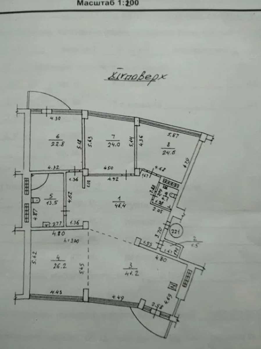 3-комнатная квартира по адресу ул. Литературная (площадь 210 м²) - фото 11 3-комнатная квартира по адресу ул. Литературная (площадь 210 м²) - Atlanta.ua - фото 11