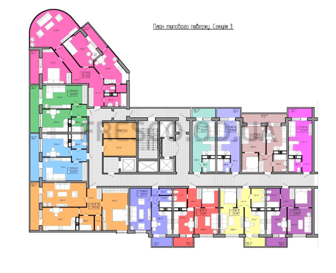 1-комнатная квартира по адресу ул. Ковалевского (площадь 23,5 м²) - imageAlt 15 1-комнатная квартира по адресу ул. Ковалевского (площадь 23,5 м²) - Atlanta.ua - imageAlt 15