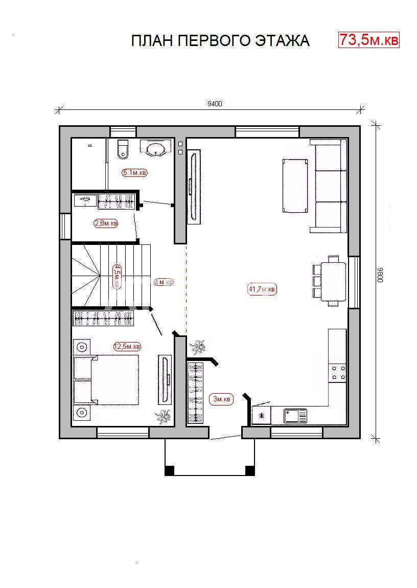 Будинок за адресою вул. Академіка Корольова (площа 155 м²) - фото 20 Будинок за адресою вул. Академіка Корольова (площа 155 м²) - Atlanta.ua - фото 20
