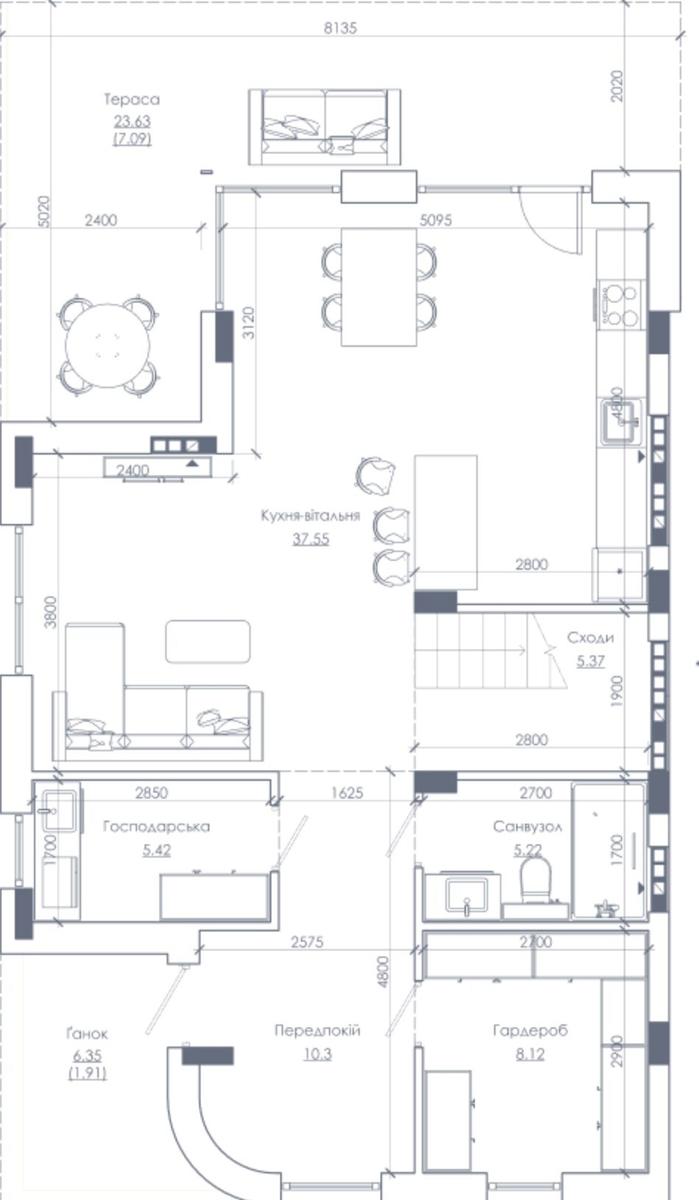 Дом по адресу ул. Бочарова ген. (площадь 150 м²) - imageAlt 4 Дом по адресу ул. Бочарова ген. (площадь 150 м²) - Atlanta.ua - imageAlt 4