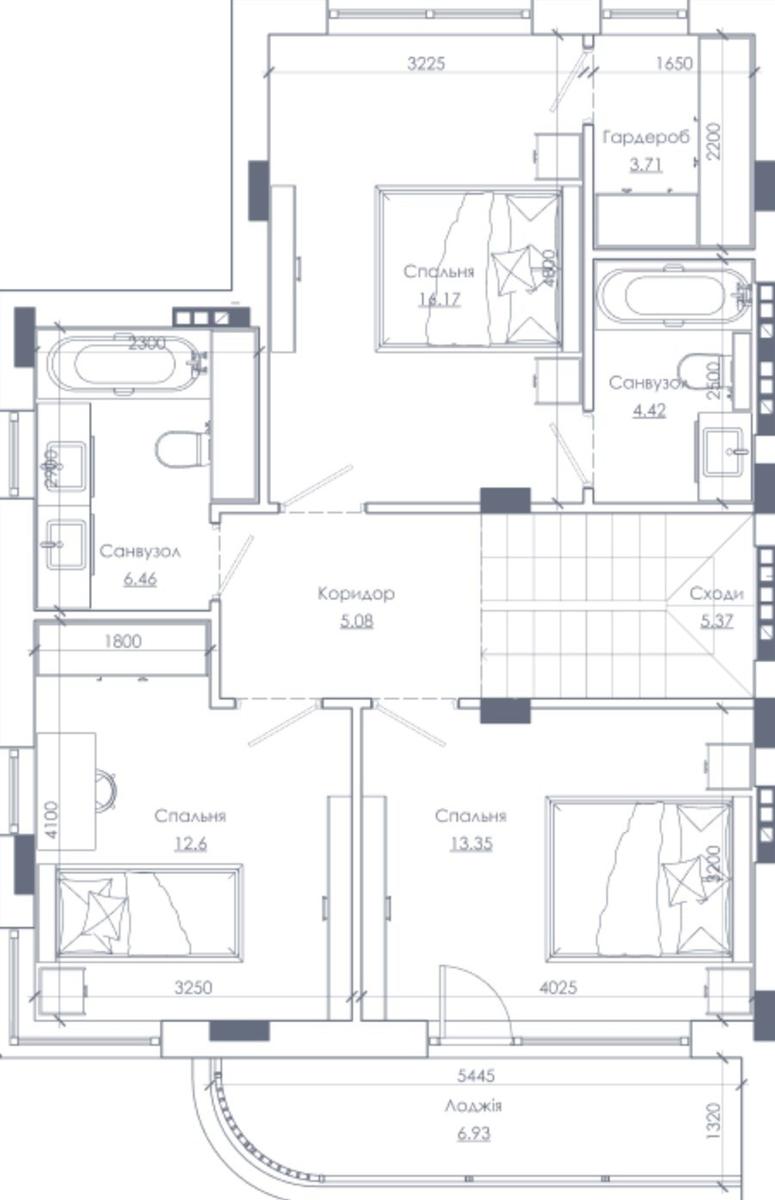 Дом по адресу ул. Бочарова ген. (площадь 150 м²) - imageAlt 5 Дом по адресу ул. Бочарова ген. (площадь 150 м²) - Atlanta.ua - imageAlt 5