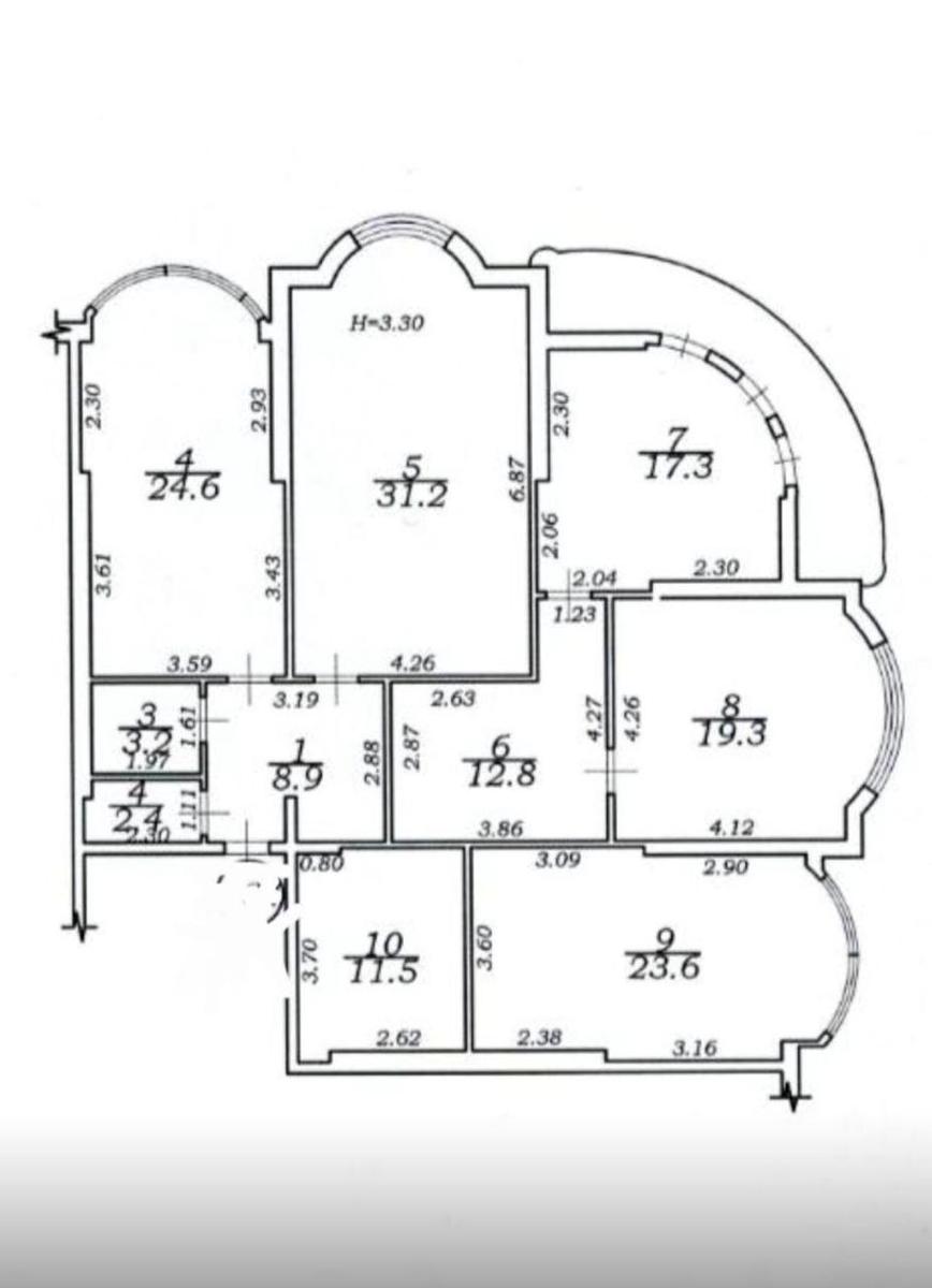 3-комнатная квартира по адресу Сабанский пер. (площадь 158 м²) - imageAlt 15 3-комнатная квартира по адресу Сабанский пер. (площадь 158 м²) - Atlanta.ua - imageAlt 15