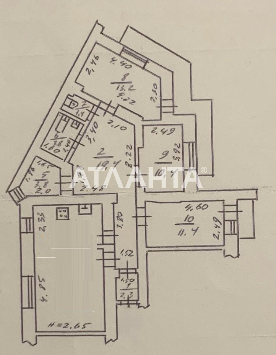 3-комнатная квартира по адресу ул. Космонавтов (площадь 100 м²) - фото 30 3-комнатная квартира по адресу ул. Космонавтов (площадь 100 м²) - Atlanta.ua - фото 30
