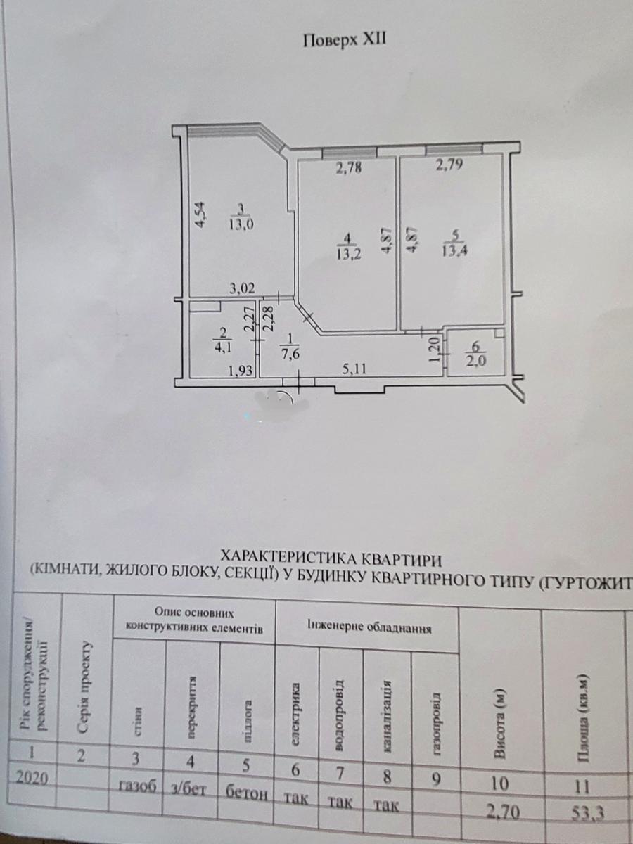2-кімнатна квартира за адресою вул. Спортивна (площа 53,3 м²) - фото 23 2-кімнатна квартира за адресою вул. Спортивна (площа 53,3 м²) - Atlanta.ua - фото 23