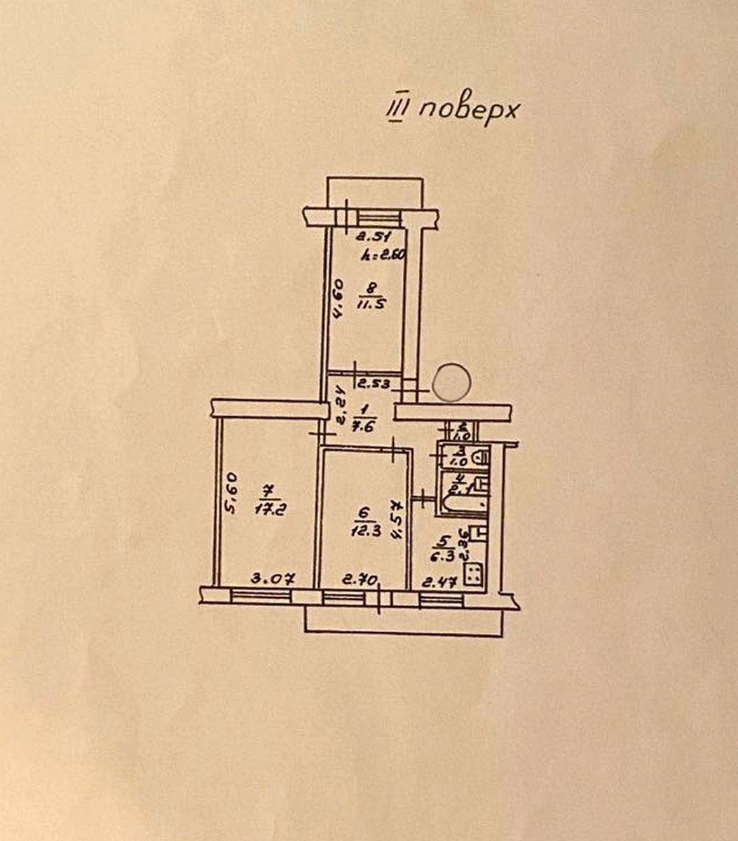 3-комнатная квартира по адресу ул. Суворовская 4-я (площадь 61,1 м²) - imageAlt 21 3-комнатная квартира по адресу ул. Суворовская 4-я (площадь 61,1 м²) - Atlanta.ua - imageAlt 21
