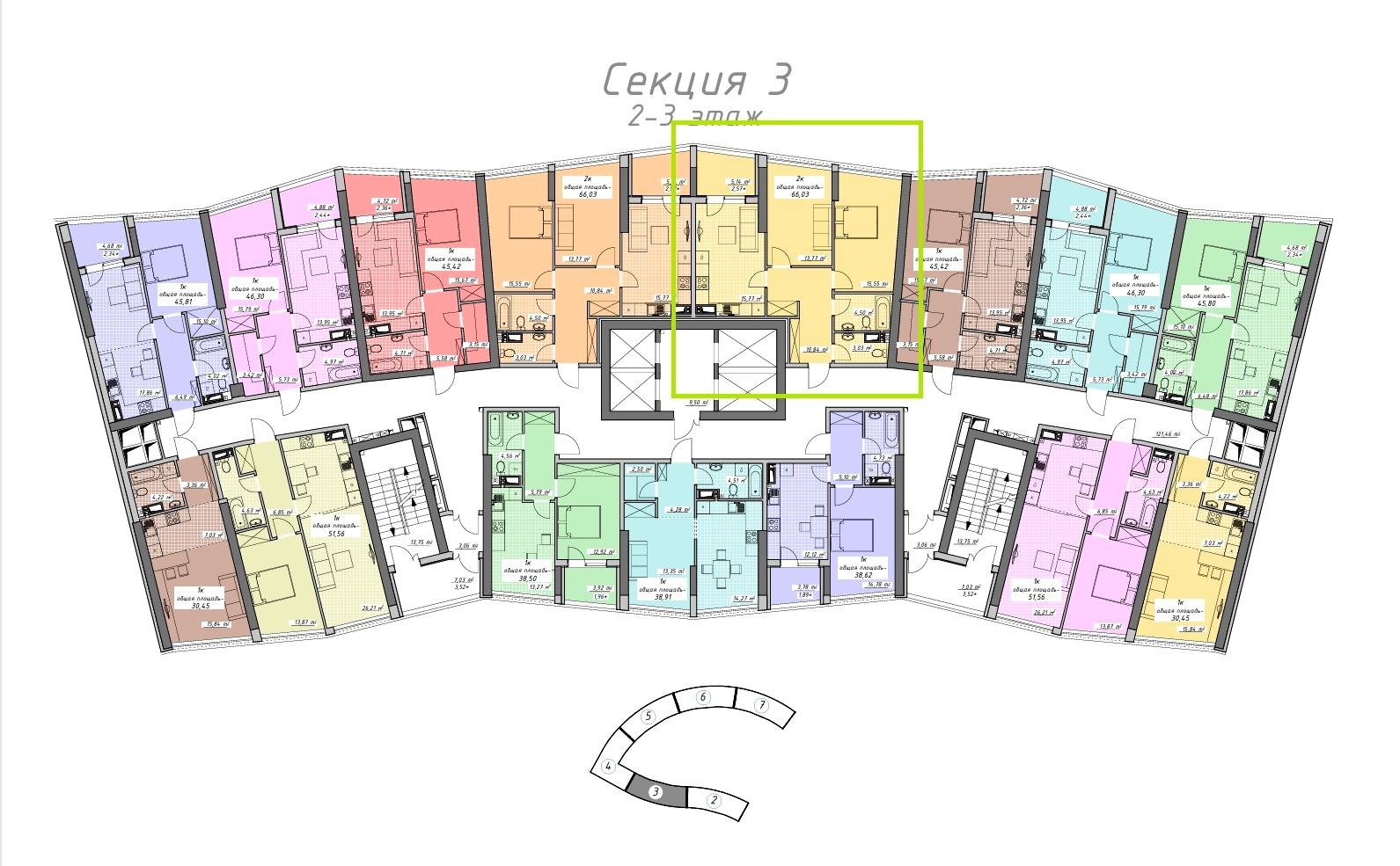 2-комнатная квартира по адресу Курортный пер. (площадь 66 м²) - фото 20 2-комнатная квартира по адресу Курортный пер. (площадь 66 м²) - Atlanta.ua - фото 20