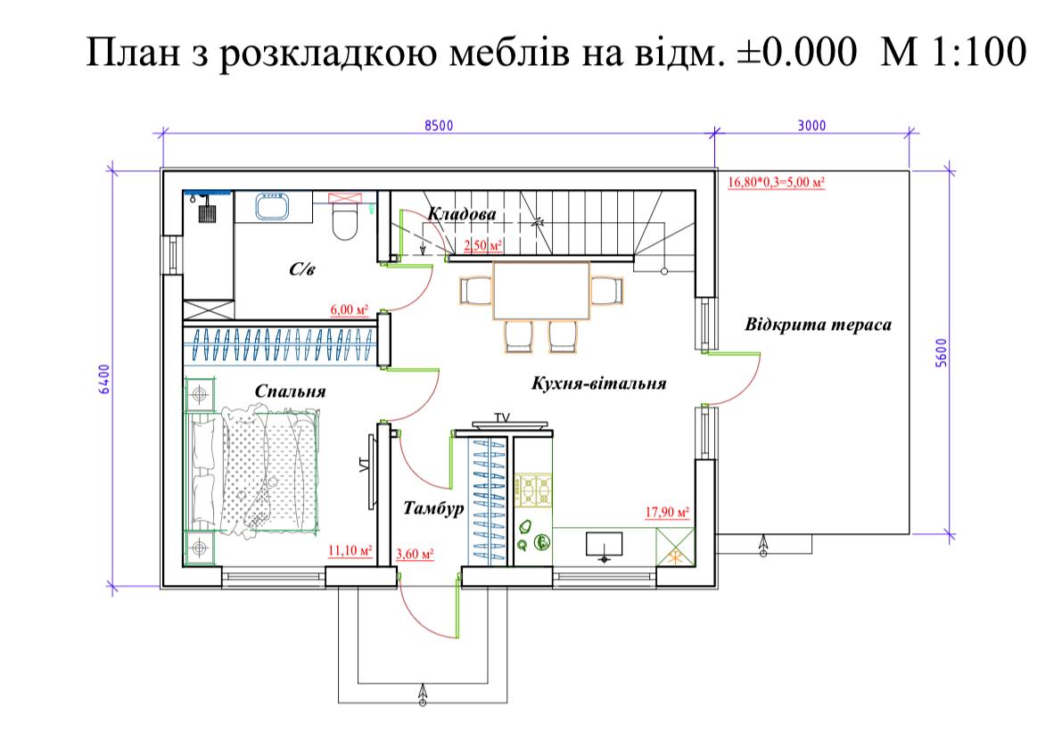 Дом по адресу (площадь 80 м²) - imageAlt 7 Дом по адресу (площадь 80 м²) - Atlanta.ua - imageAlt 7