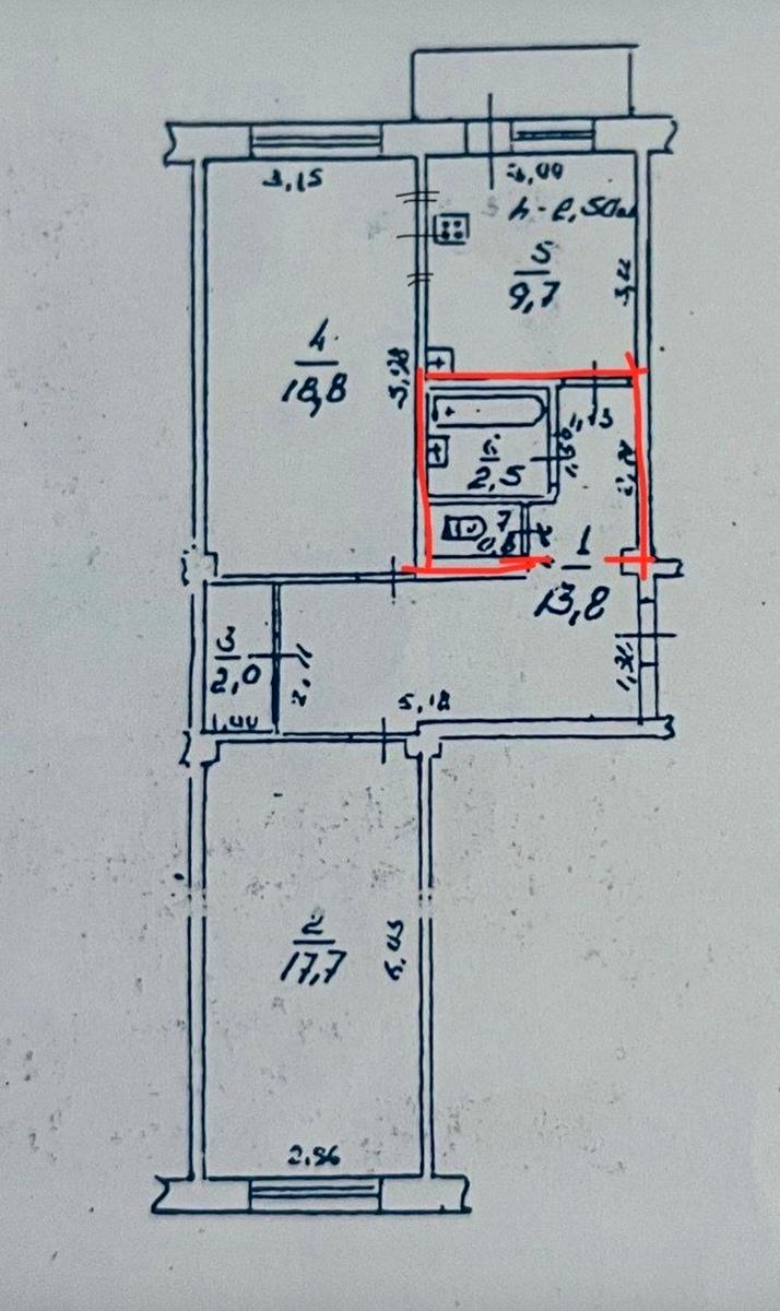 2-комнатная квартира по адресу ул. Педагогическая (площадь 66,2 м²) - imageAlt 7 2-комнатная квартира по адресу ул. Педагогическая (площадь 66,2 м²) - Atlanta.ua - imageAlt 7