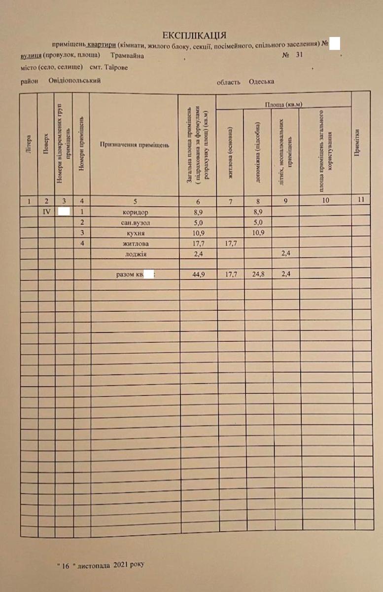 1-комнатная квартира по адресу ул. Трамвайная (площадь 45 м²) - imageAlt 11 1-комнатная квартира по адресу ул. Трамвайная (площадь 45 м²) - Atlanta.ua - imageAlt 11