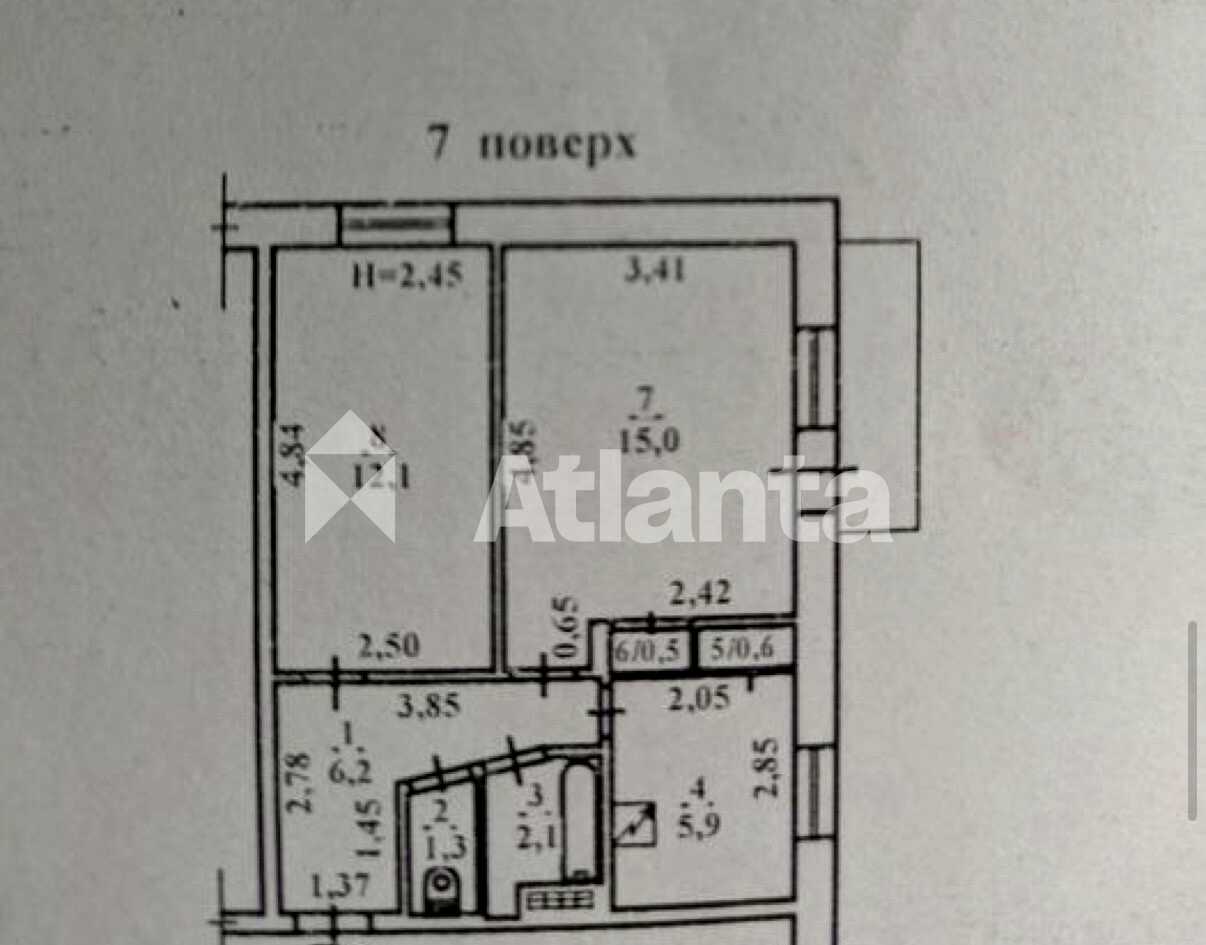 2-комнатная квартира по адресу ул. Марсельская (площадь 44,7 м²) - фото 27 2-комнатная квартира по адресу ул. Марсельская (площадь 44,7 м²) - Atlanta.ua - фото 27