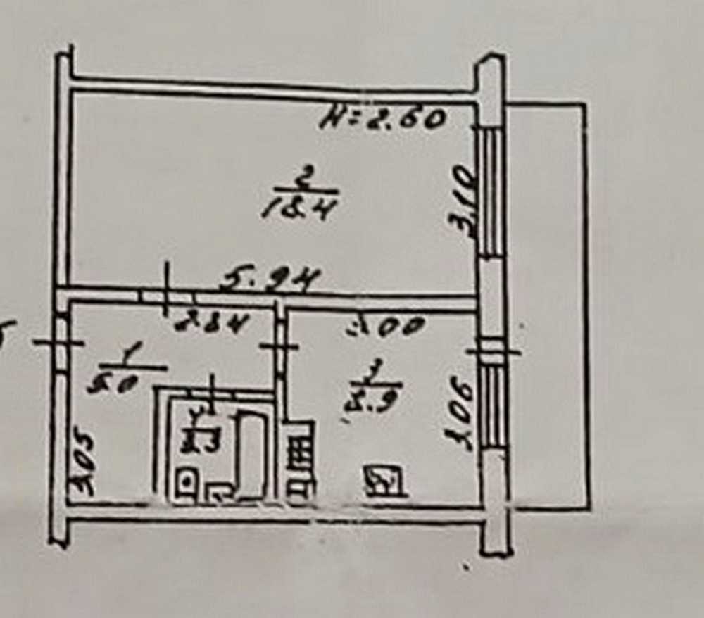 1-комнатная квартира по адресу ул. Молодежная (площадь 38 м²) - imageAlt 11 1-комнатная квартира по адресу ул. Молодежная (площадь 38 м²) - Atlanta.ua - imageAlt 11