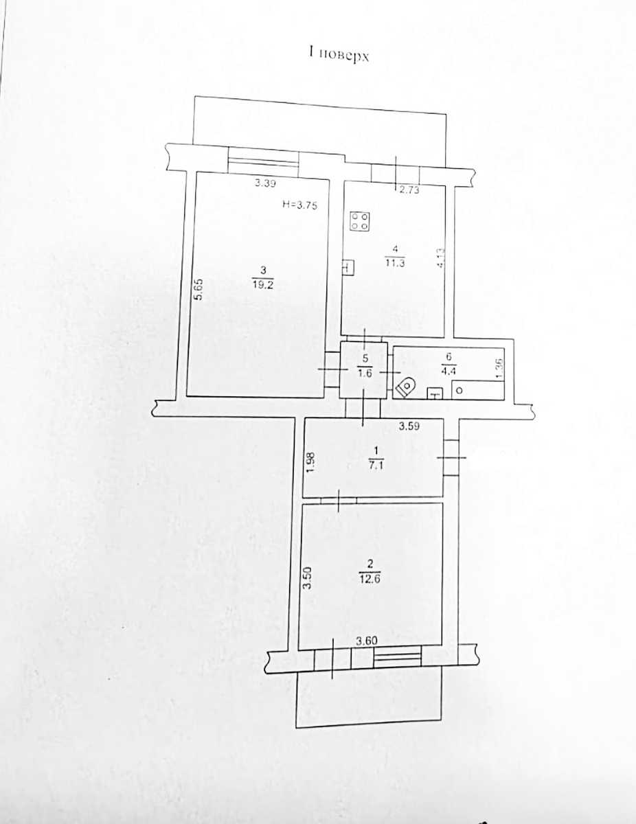2-комнатная квартира по адресу ул. Радужная (площадь 66 м²) - imageAlt 17 2-комнатная квартира по адресу ул. Радужная (площадь 66 м²) - Atlanta.ua - imageAlt 17
