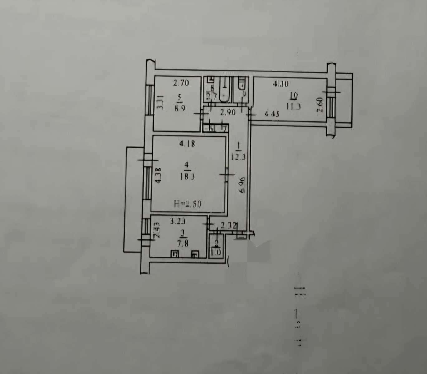 3-комнатная квартира по адресу (площадь 68 м²) - imageAlt 18 3-комнатная квартира по адресу (площадь 68 м²) - Atlanta.ua - imageAlt 18