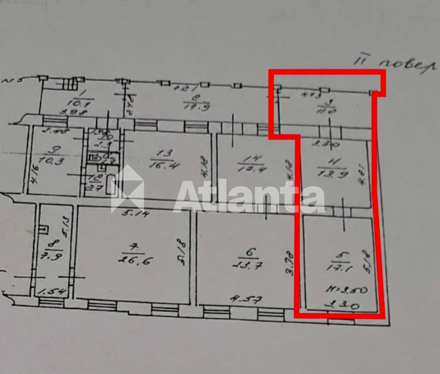 1-комнатная квартира по адресу ул. Троицкая (площадь 46 м²) - imageAlt 12 1-комнатная квартира по адресу ул. Троицкая (площадь 46 м²) - Atlanta.ua - imageAlt 12