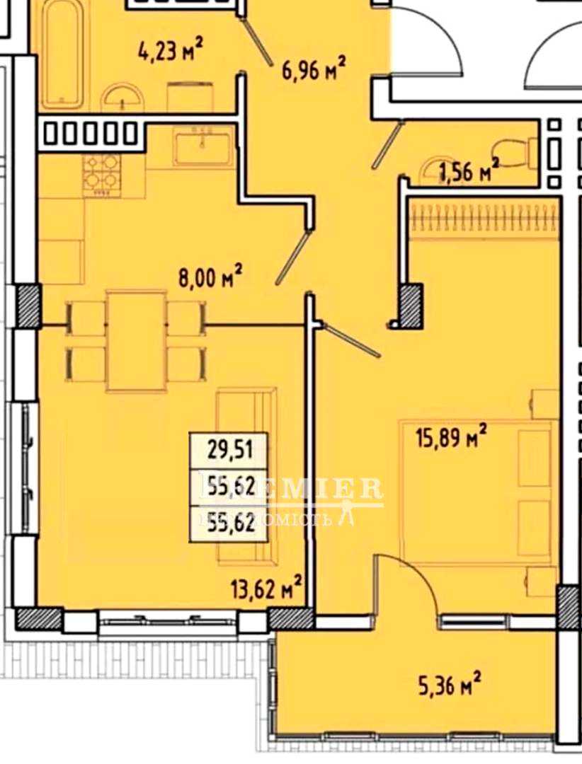 1-комнатная квартира по адресу ул. Николаевская (площадь 56 м²) - imageAlt 4 1-комнатная квартира по адресу ул. Николаевская (площадь 56 м²) - Atlanta.ua - imageAlt 4