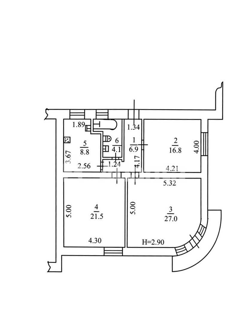 3-комнатная квартира по адресу (площадь 88,3 м²) - imageAlt 26 3-комнатная квартира по адресу (площадь 88,3 м²) - Atlanta.ua - imageAlt 26