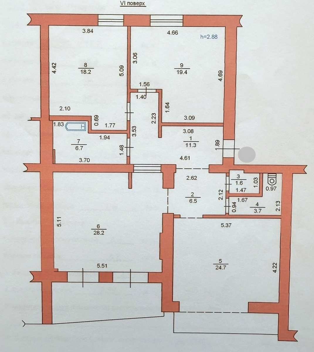 3-кімнатна квартира за адресою вул. Парусна (площа 131,3 м²) - фото 4 3-кімнатна квартира за адресою вул. Парусна (площа 131,3 м²) - Atlanta.ua - фото 4