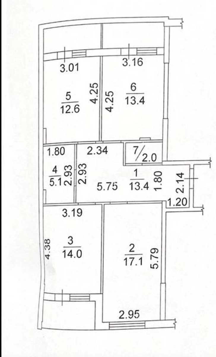 3-комнатная квартира по адресу ул. Спортивная (площадь 89,5 м²) - imageAlt 10 3-комнатная квартира по адресу ул. Спортивная (площадь 89,5 м²) - Atlanta.ua - imageAlt 10